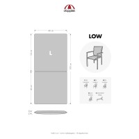 SPIRIT 2091 Low - zestaw 6 poduszek na fotele i krzesła