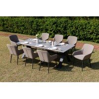 Paris LIKA-TEX® szary - luksusowe krzesło ogrodowe