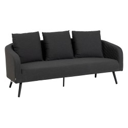 PARIS LIKA-TEX® szara - luksusowa sofa ogrodowa 3-osobowa