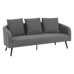 PARIS LIKA-TEX® szara - luksusowa sofa ogrodowa 3-osobowa
