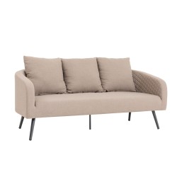 PARIS LIKA-TEX® szara - luksusowa sofa ogrodowa 3-osobowa