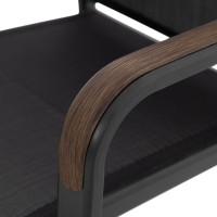 EXPERT WOOD - zestaw siedzisk aluminiowych 6+2+1