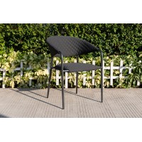 PARIS LIKA-TEX® szary - luksusowe krzesło ogrodowe