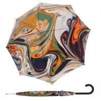 Elegance Boheme Marmo - luksusowy parasol damski z nadrukiem