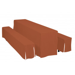 HUSSEN - pokrowce na ławy piwne 50 x 220 cm HUSSEN - pokrowce na ławy piwne 50 x 220 cm